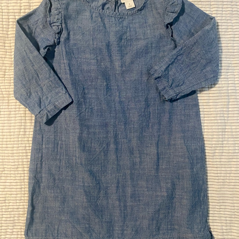 Crewcuts Chambray Blue Dress